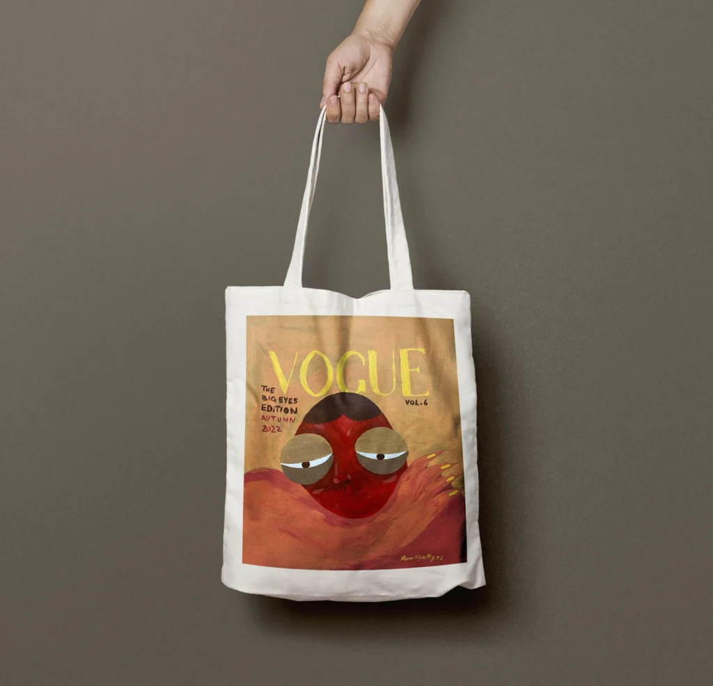 Big eyes edition tote bag